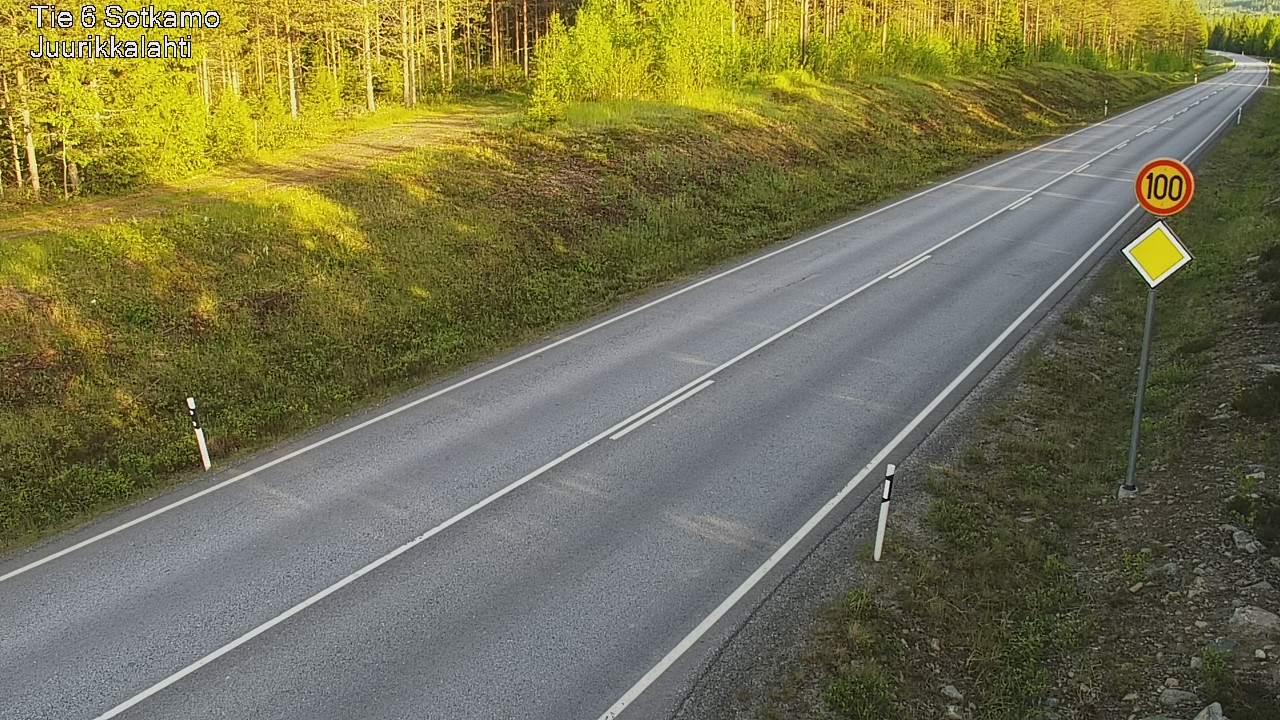 Weather Camera Image Väg 6 Sotkamo, Juurikkalahti, Sotkamo, Kainuu