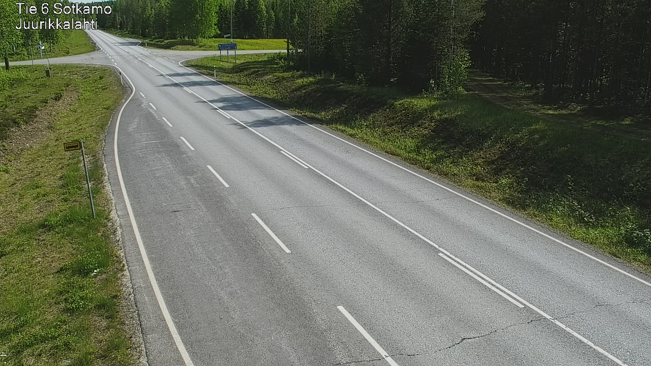 Weather Camera Image Road 6 Sotkamo, Juurikkalahti, Sotkamo, Kainuu