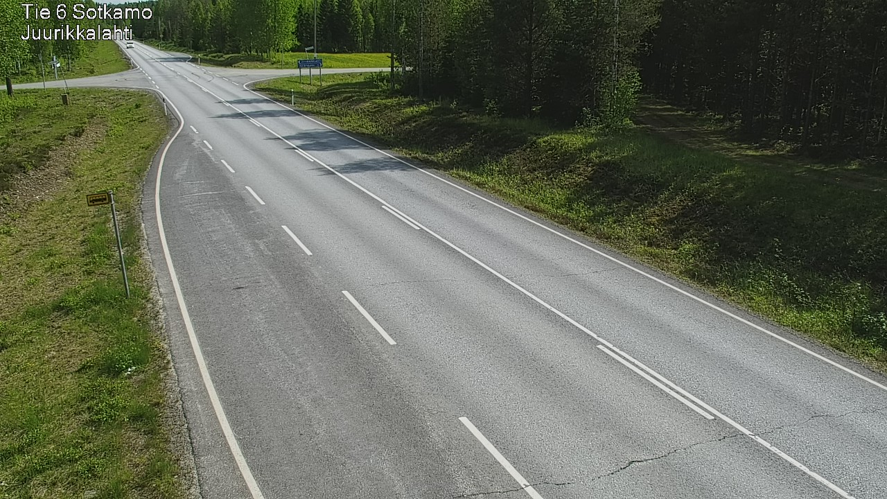 Weather Camera Image Väg 6 Sotkamo, Juurikkalahti, Sotkamo, Kainuu