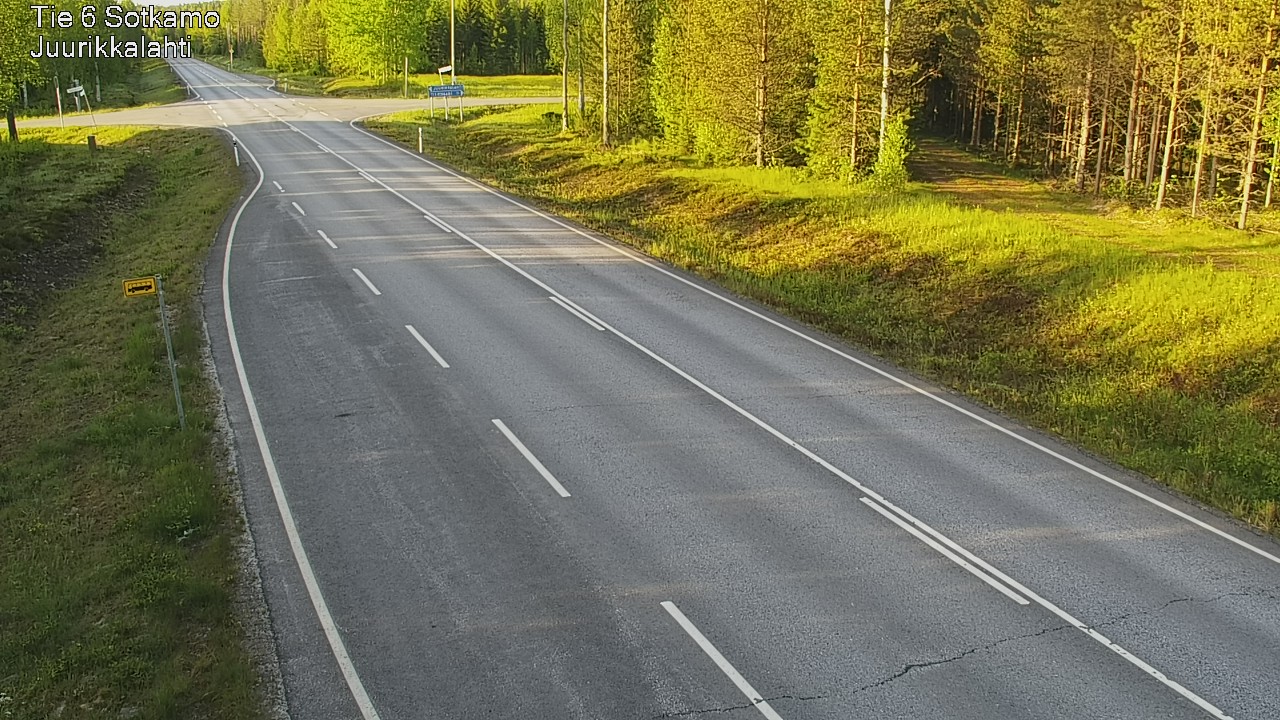 Weather Camera Image Road 6 Sotkamo, Juurikkalahti, Sotkamo, Kainuu