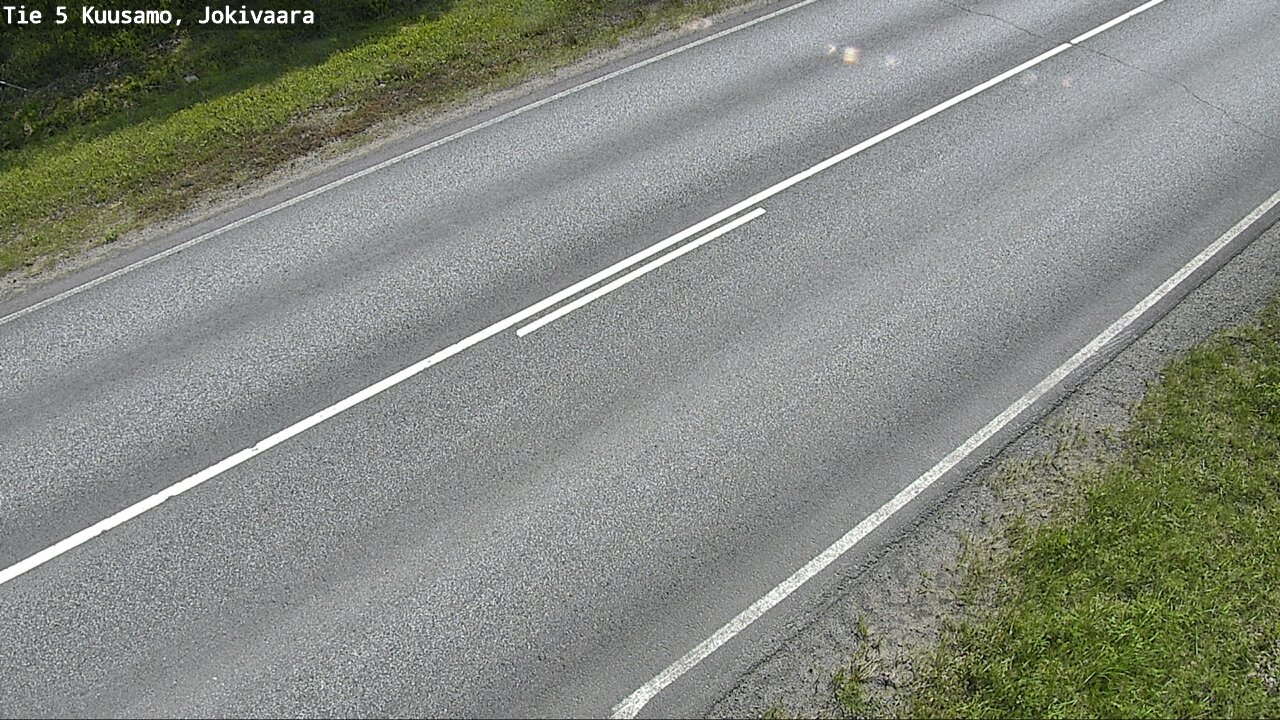 Weather Camera Image Road 5 Kuusamo, Jokivaara, Kuusamo, Pohjois-Pohjanmaa