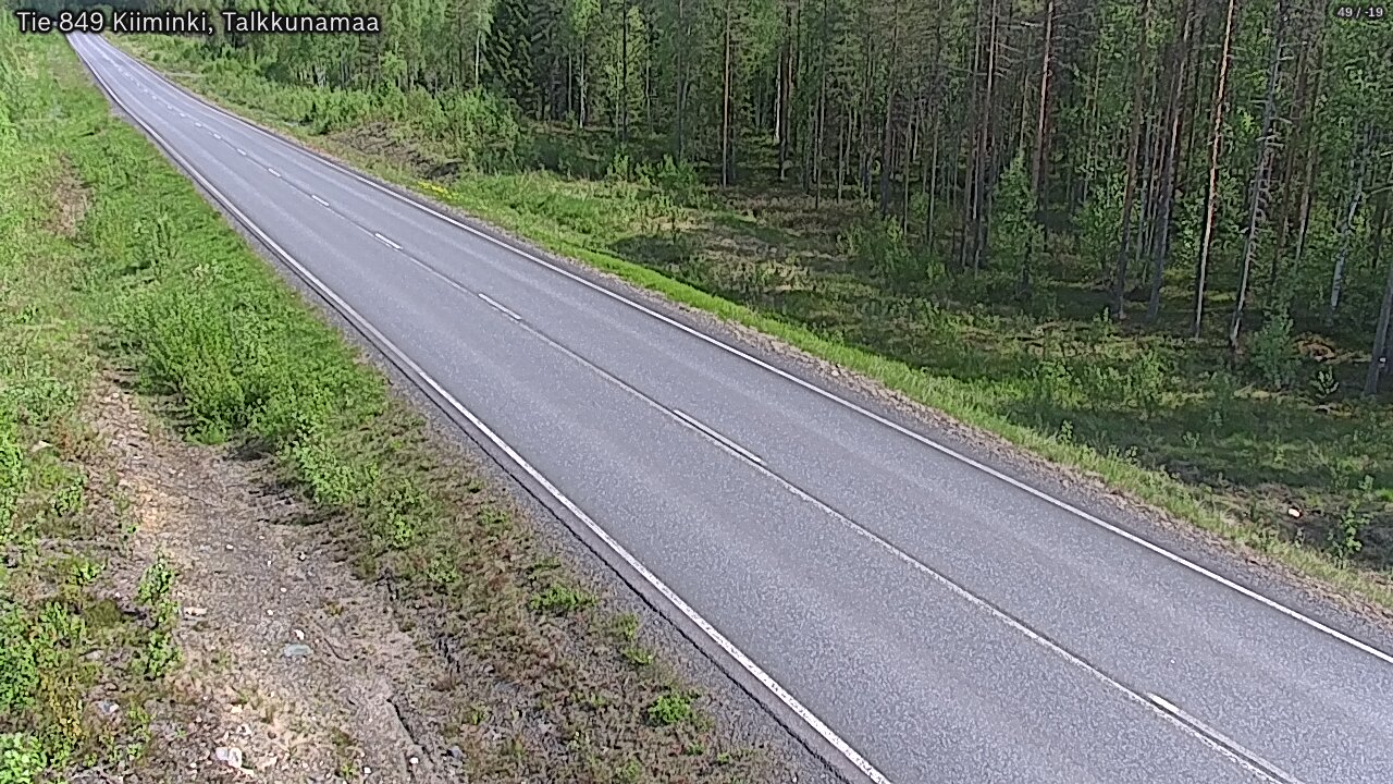 Kelikamerat Kuva Tie 849 Kiiminki, Talkkunamaa, Oulu, Pohjois-Pohjanmaa