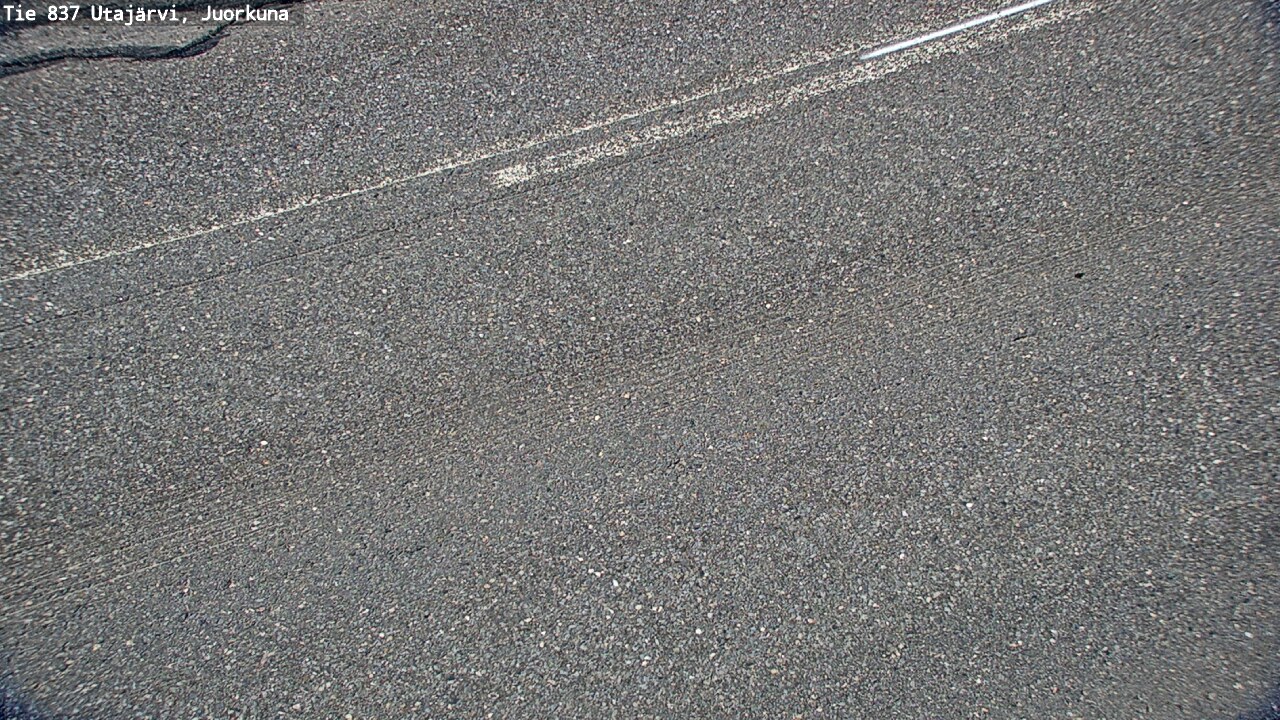 Weather Camera Image Road 837 Utajärvi, Juorkuna, Utajärvi, Pohjois-Pohjanmaa