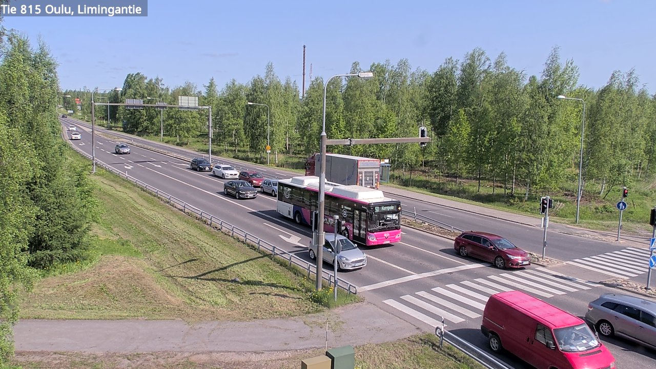 Weather Camera Image Road 815 Oulu, Limingantie, Oulu, Pohjois-Pohjanmaa