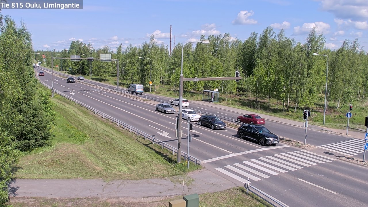 Weather Camera Image Väg 815 Oleåborg, Limingantie, Oulu, Pohjois-Pohjanmaa