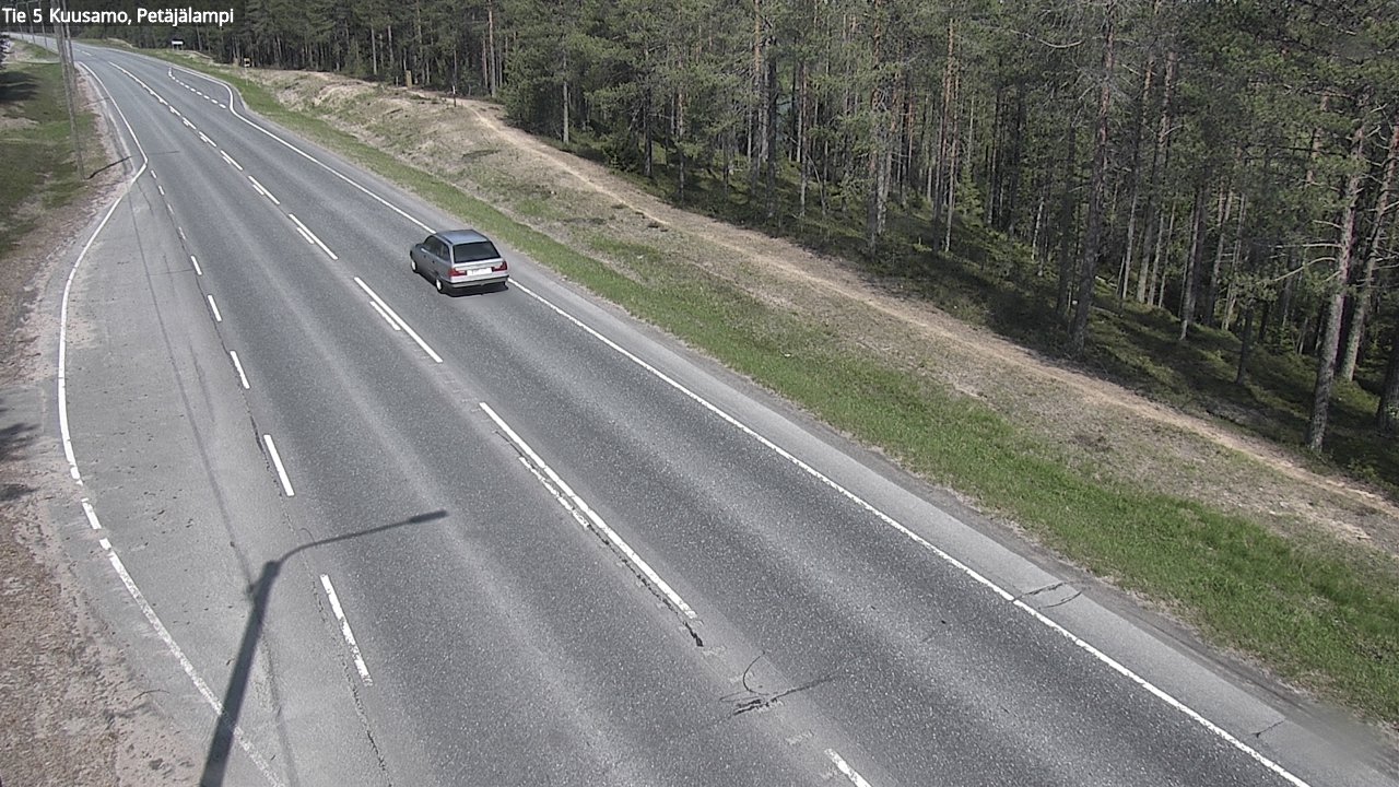 Weather Camera Image Road 5 Kuusamo, Petäjälampi, Kuusamo, Pohjois-Pohjanmaa