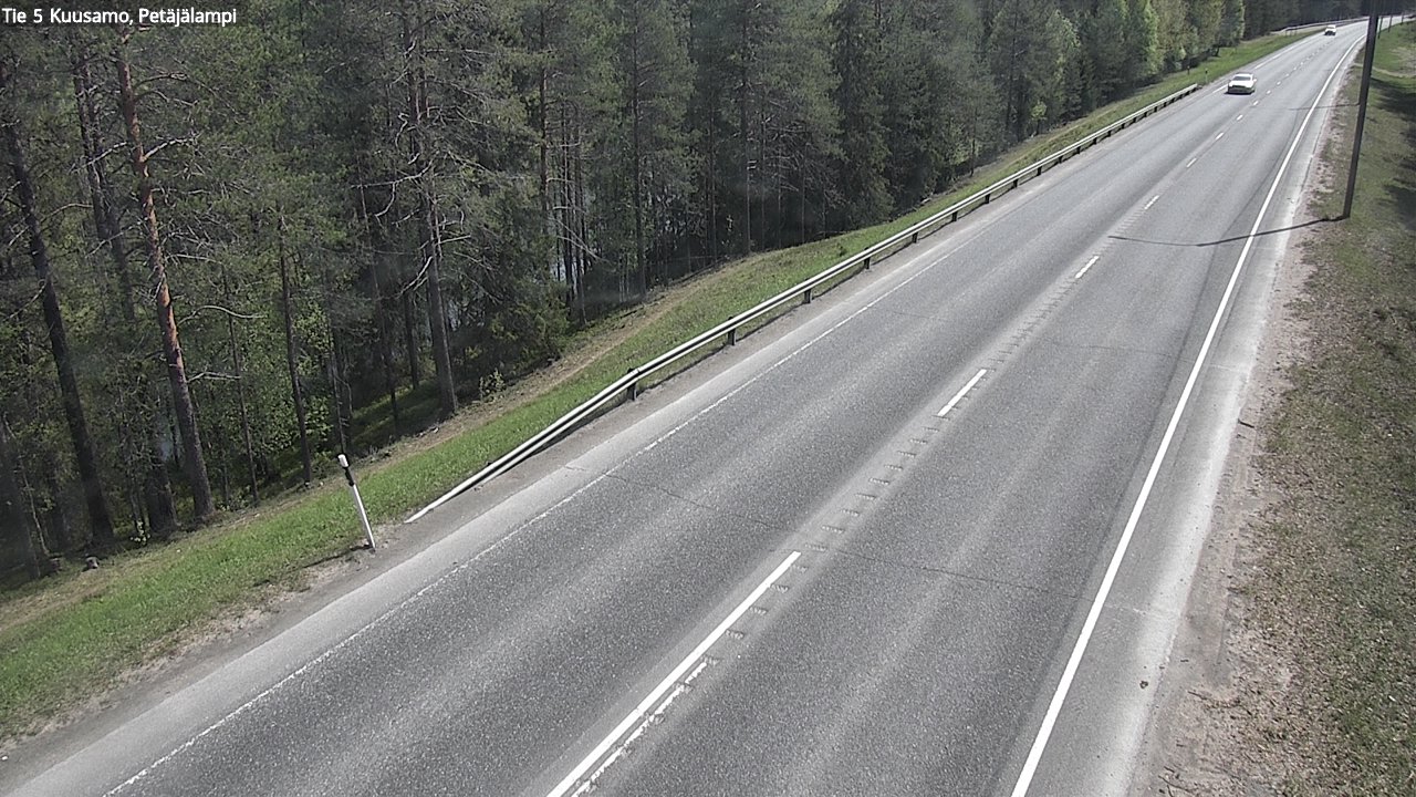 Weather Camera Image Väg 5 Kuusamo, Petäjälampi, Kuusamo, Pohjois-Pohjanmaa