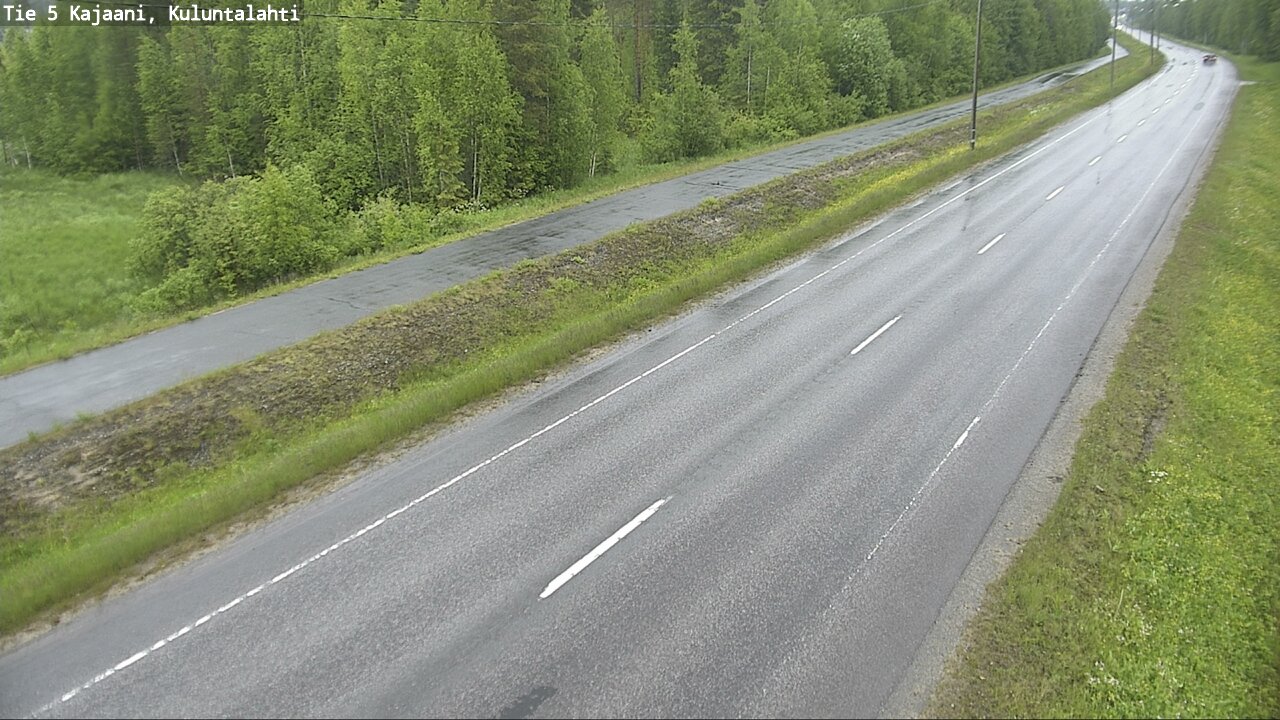 Weather Camera Image Road 5 Kajaani, Kuluntalahti, Kajaani, Kainuu