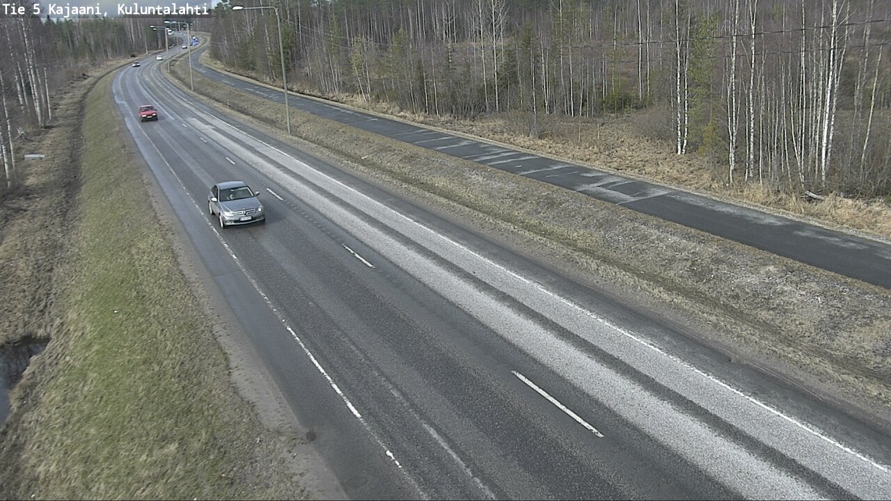 Weather Camera Image Road 5 Kajaani, Kuluntalahti, Kajaani, Kainuu