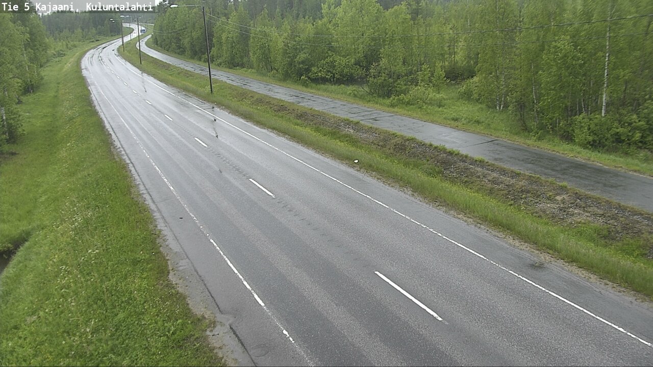 Weather Camera Image Road 5 Kajaani, Kuluntalahti, Kajaani, Kainuu