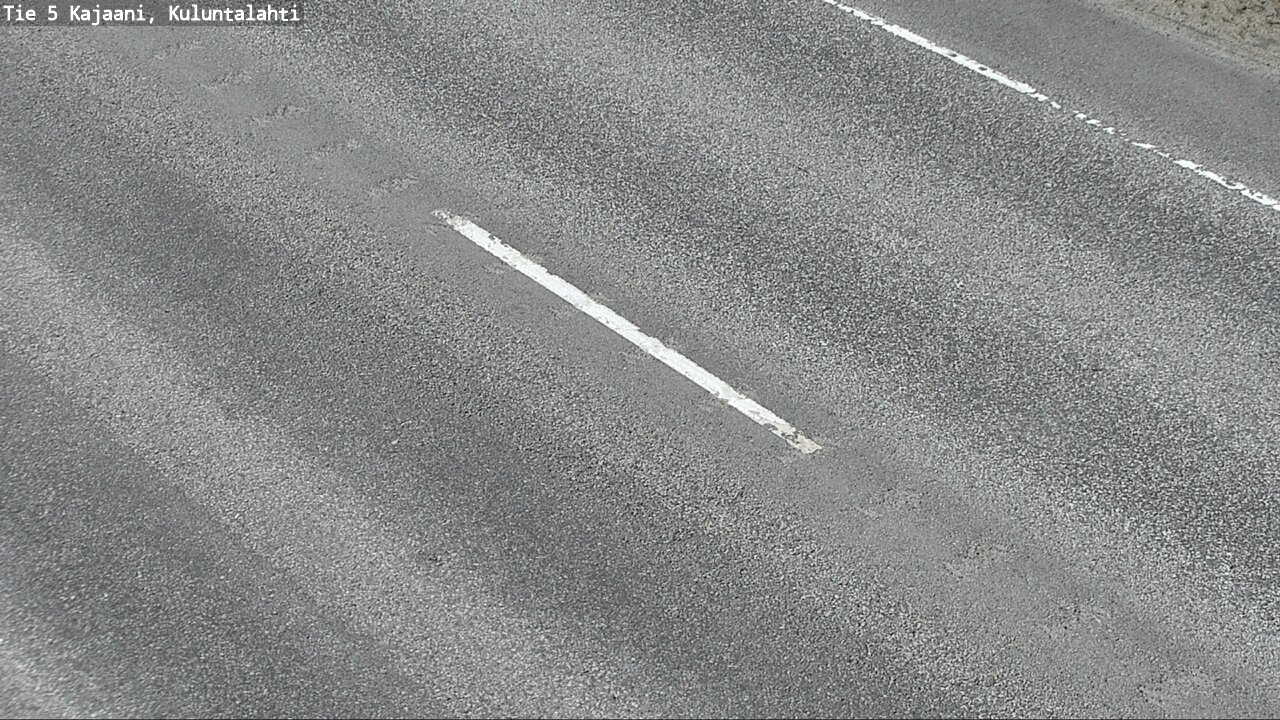 Weather Camera Image Väg 5 Kajaani, Kuluntalahti, Kajaani, Kainuu