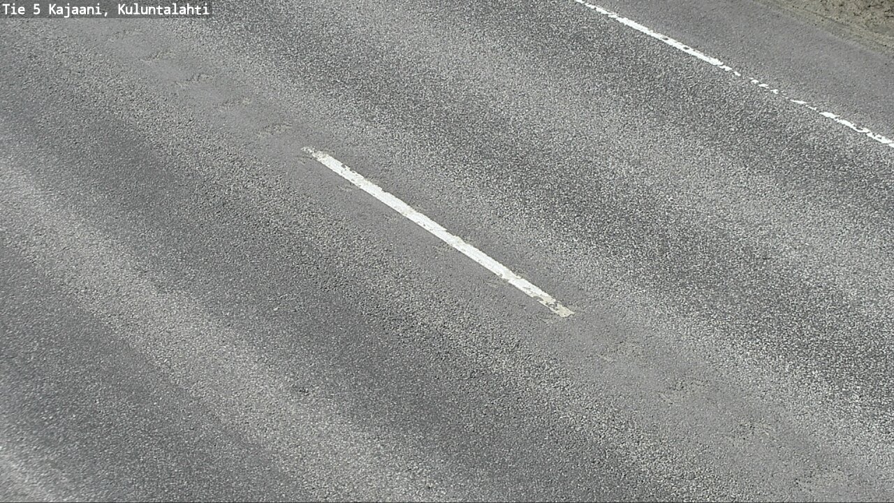 Weather Camera Image Väg 5 Kajaani, Kuluntalahti, Kajaani, Kainuu
