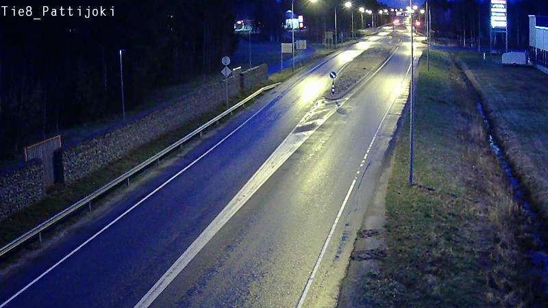 Weather Camera Image Väg 8 Raahe, Pattijoki, Raahe, Pohjois-Pohjanmaa
