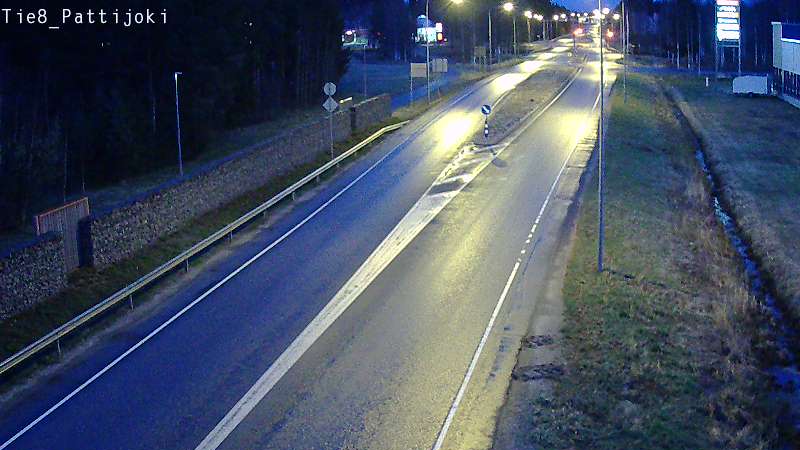 Weather Camera Image Väg 8 Raahe, Pattijoki, Raahe, Pohjois-Pohjanmaa