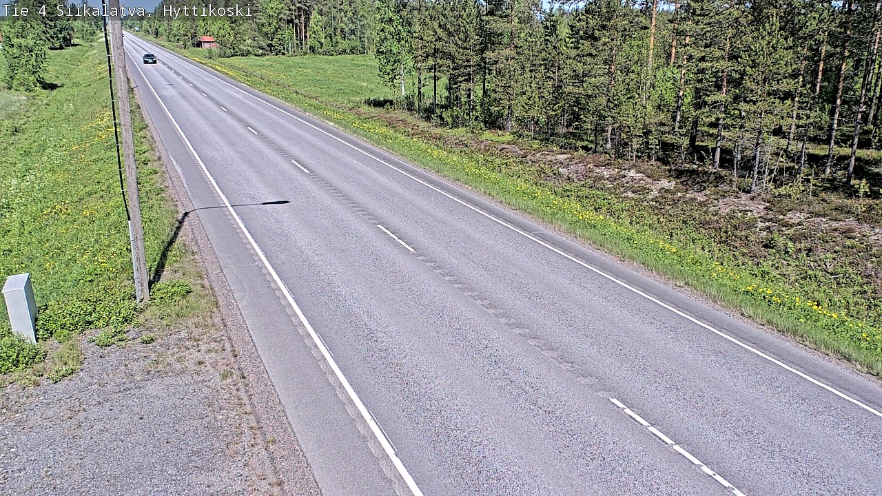 Weather Camera Image Road 4 Siikalatva, Hyttikoski, Siikalatva, Pohjois-Pohjanmaa