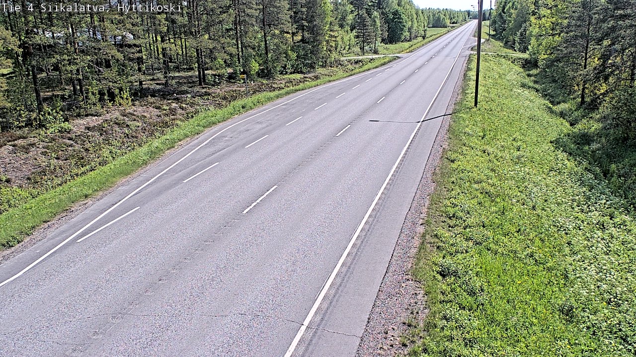 Weather Camera Image Väg 4 Siikalatva, Hyttikoski, Siikalatva, Pohjois-Pohjanmaa