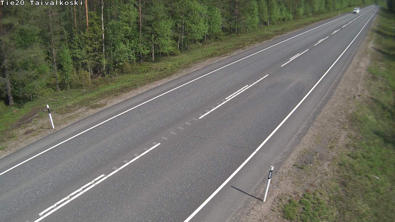 Weather Camera Image Road 20 Taivalkoski, Taivalkoski, Pohjois-Pohjanmaa