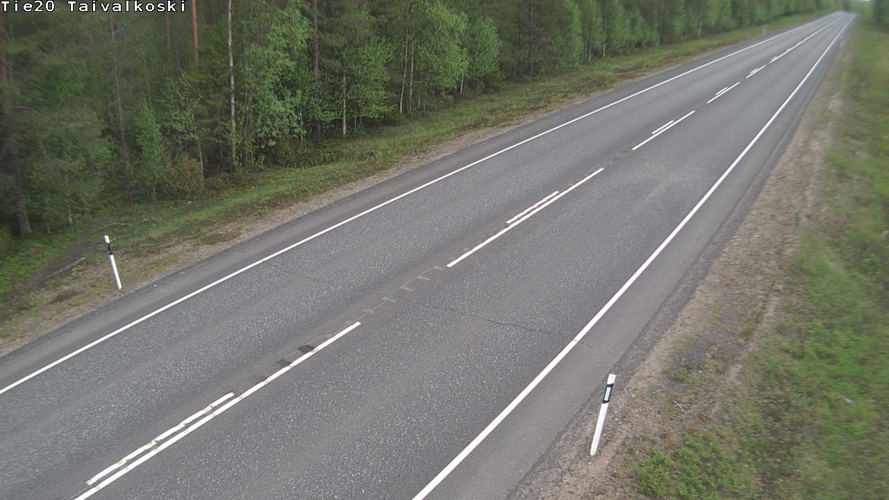 Weather Camera Image Road 20 Taivalkoski, Taivalkoski, Pohjois-Pohjanmaa