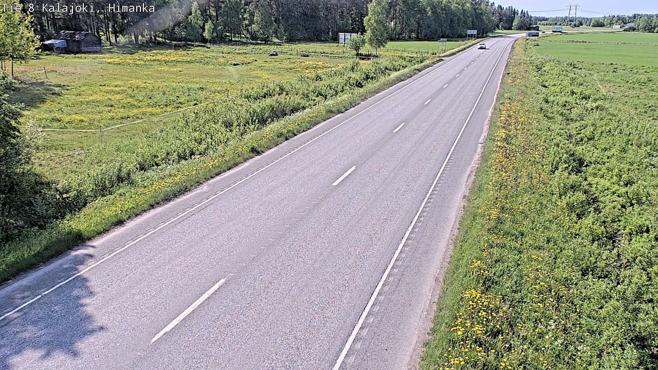 Weather Camera Image Road 8 Kalajoki, Himanka, Kalajoki, Pohjois-Pohjanmaa