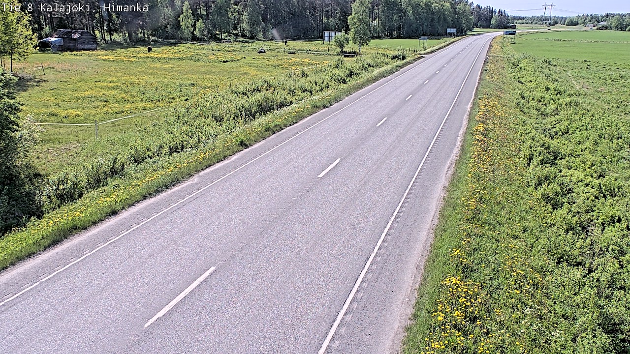 Weather Camera Image Väg 8 Kalajoki, Himango, Kalajoki, Pohjois-Pohjanmaa