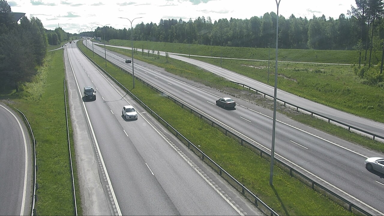 Weather Camera Image Väg 4 Uleåborg, Isko, Oulu, Pohjois-Pohjanmaa