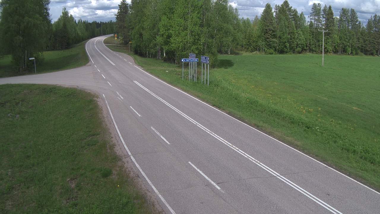 Weather Camera Image Väg 78 Puolanka, Paasikoski, Puolanka, Kainuu