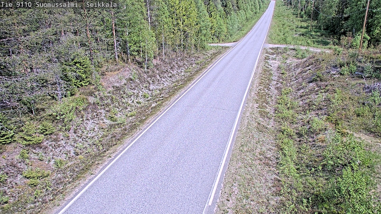Weather Camera Image Road 9110 Suomussalmi, Seikkala, Suomussalmi, Kainuu