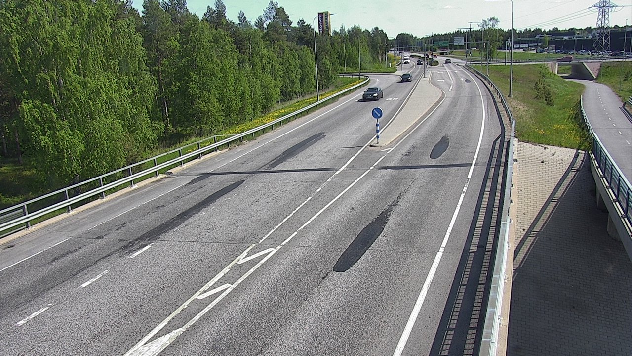Weather Camera Image Väg 4 Oleåborg, Pateniemi, Oulu, Pohjois-Pohjanmaa