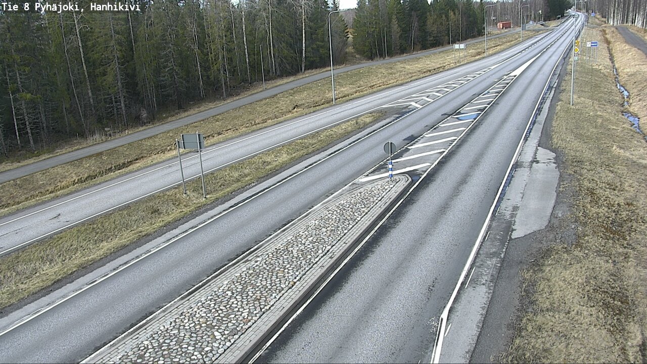 Weather Camera Image Road 8 Pyhäjoki, Hanhikivi, Pyhäjoki, Pohjois-Pohjanmaa