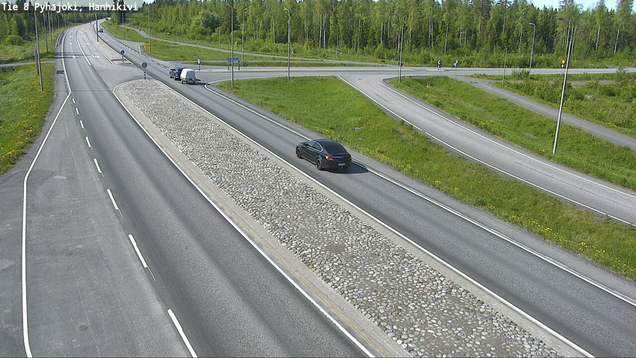 Weather Camera Image Väg 8 Pyhäjoki, Hanhikivi, Pyhäjoki, Pohjois-Pohjanmaa