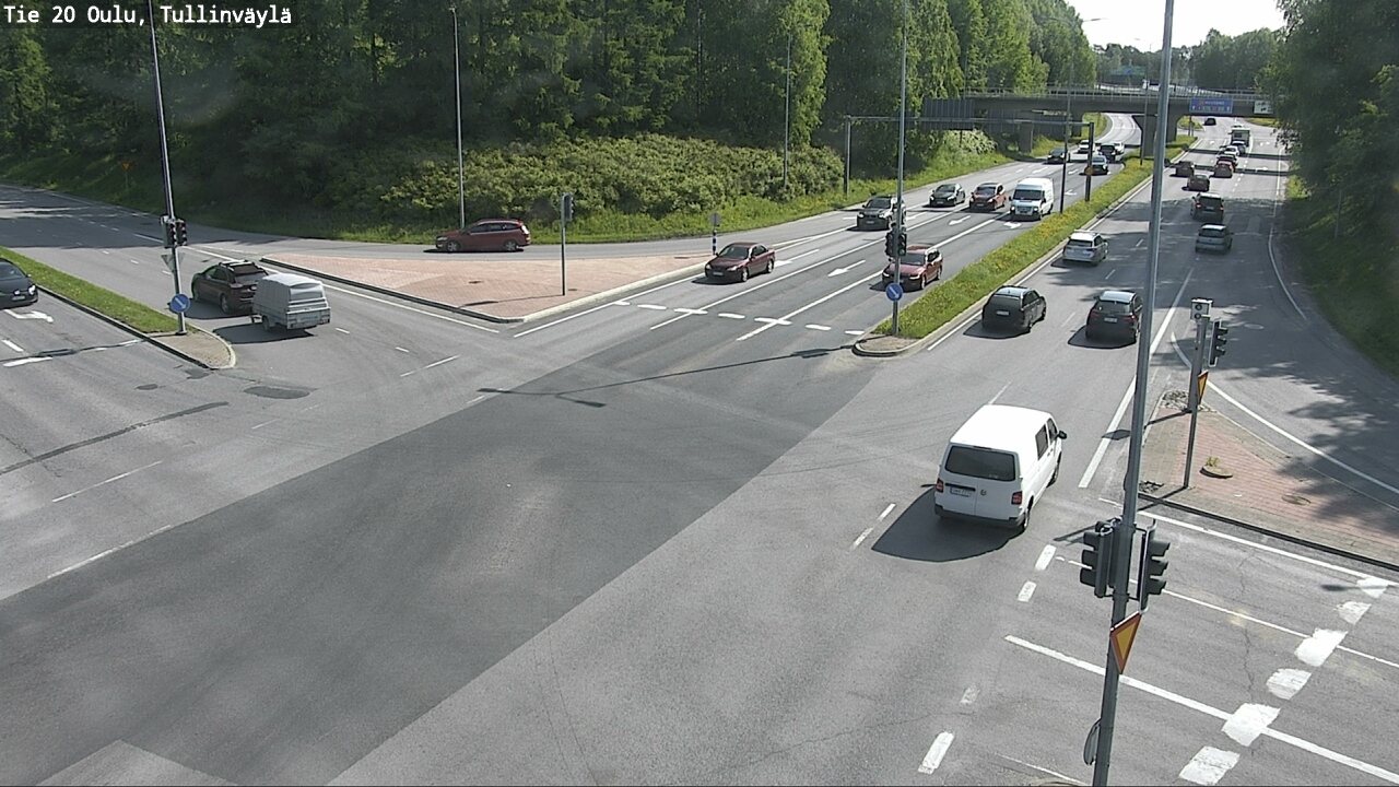 Weather Camera Image Road 20 Oulu, Tullinväylä, Oulu, Pohjois-Pohjanmaa