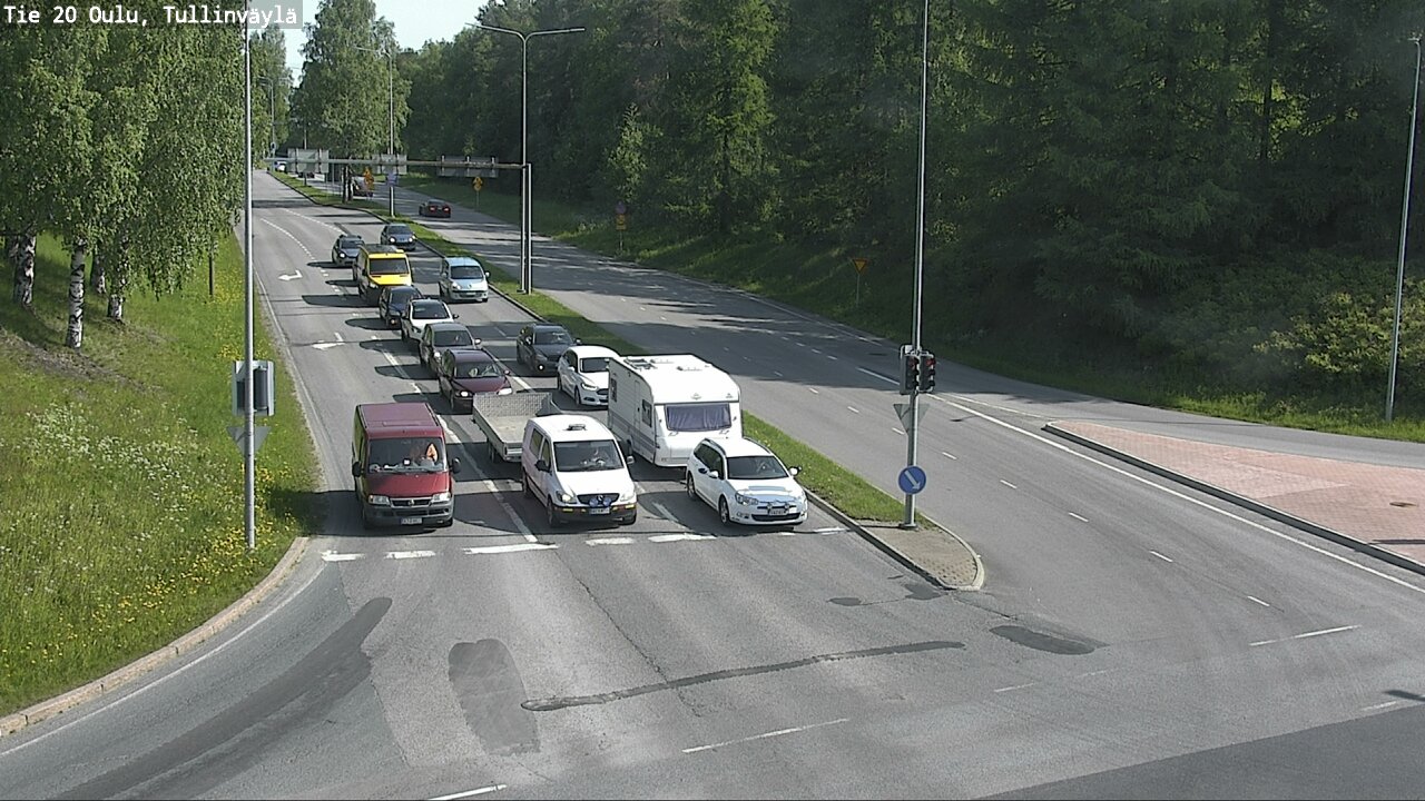 Weather Camera Image Road 20 Oulu, Tullinväylä, Oulu, Pohjois-Pohjanmaa