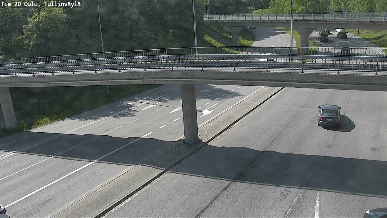 Weather Camera Image Road 20 Oulu, Tullinväylä, Oulu, Pohjois-Pohjanmaa