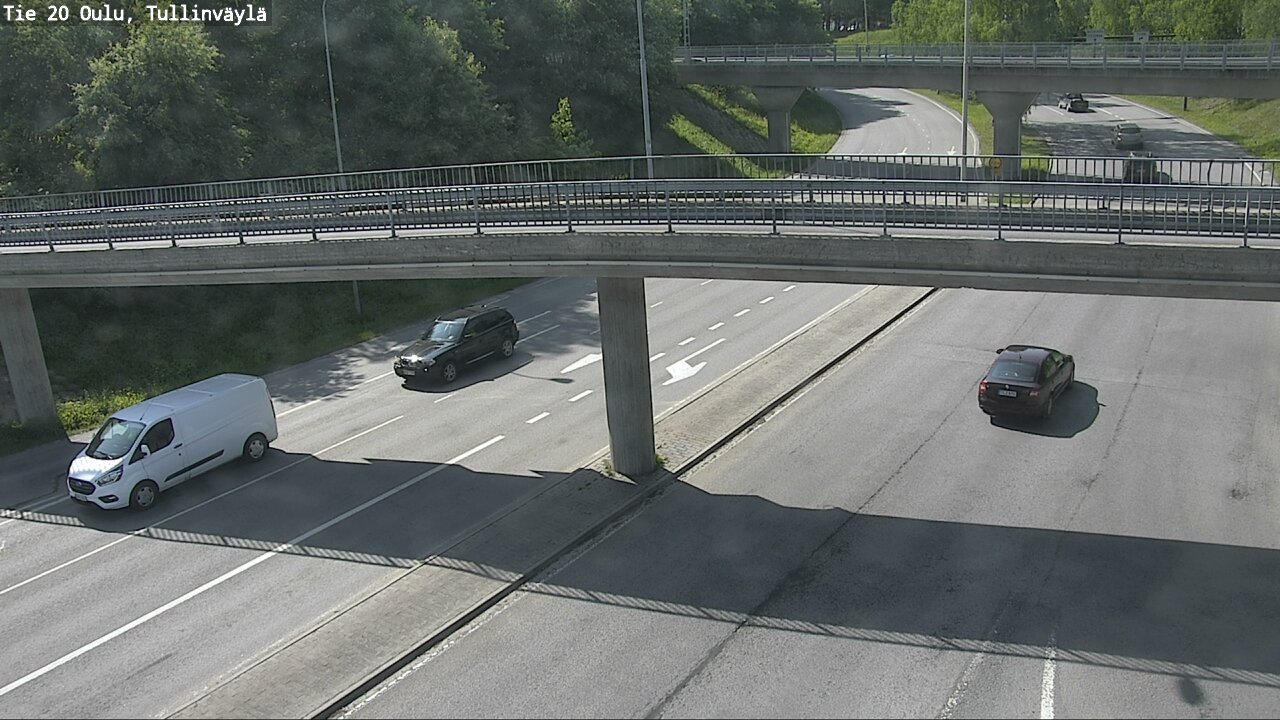 Weather Camera Image Väg 20 Uleåborg, Tullinväylä, Oulu, Pohjois-Pohjanmaa