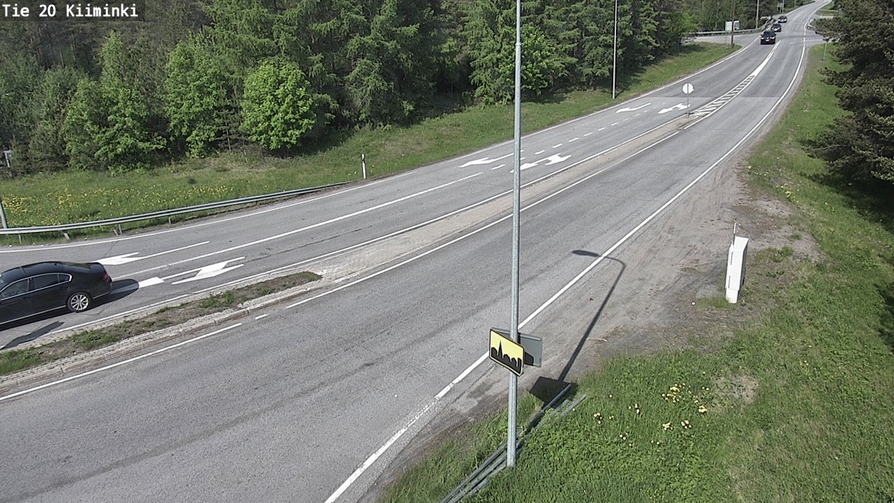 Weather Camera Image Road 20 Oulu Kiiminki, Oulu, Pohjois-Pohjanmaa