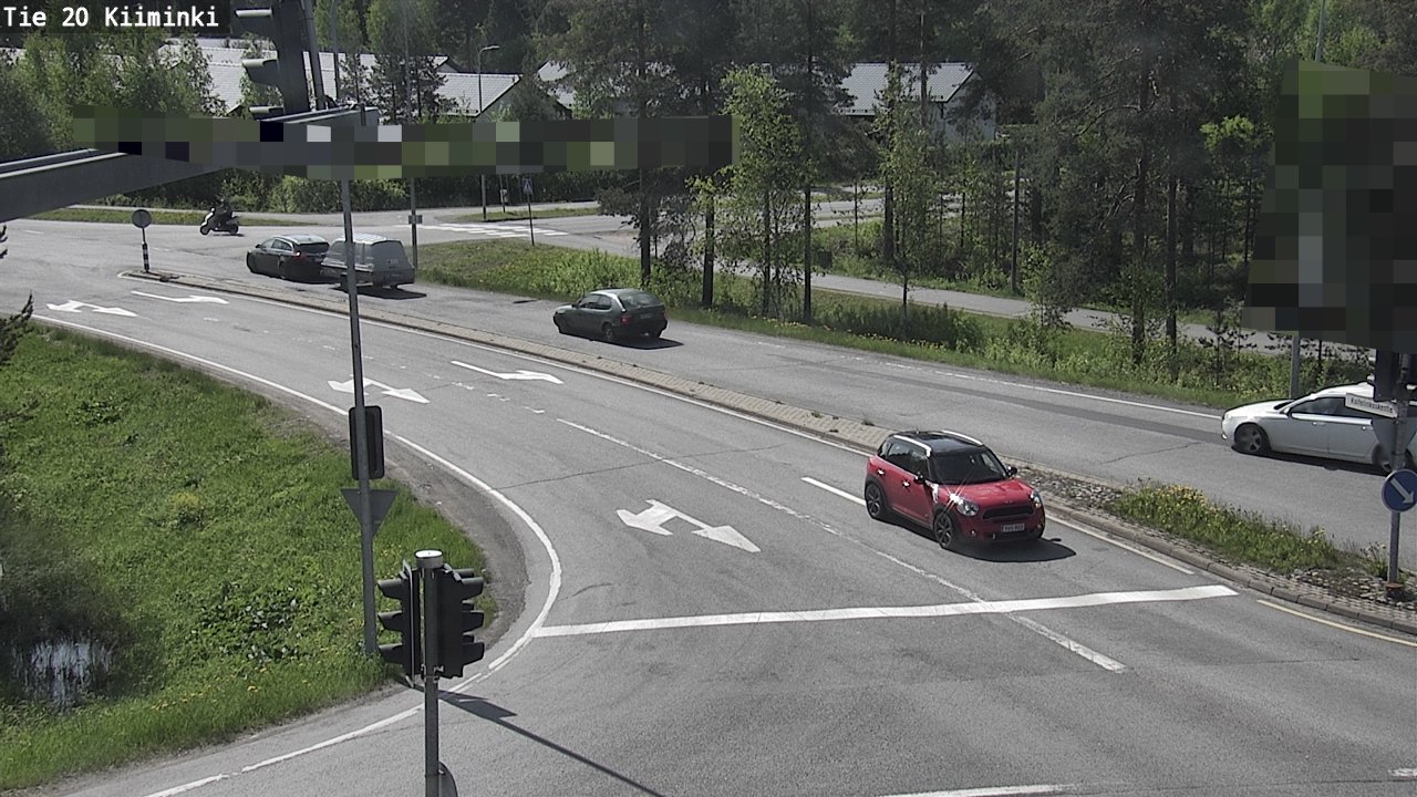 Weather Camera Image Väg 20 Uleåborg Kiiminki, Oulu, Pohjois-Pohjanmaa