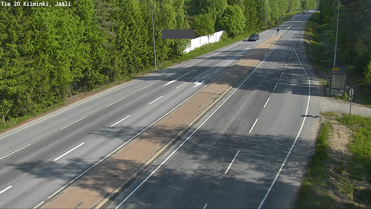 Weather Camera Image Road 20 Oulu Kiiminki, Jääli, Oulu, Pohjois-Pohjanmaa