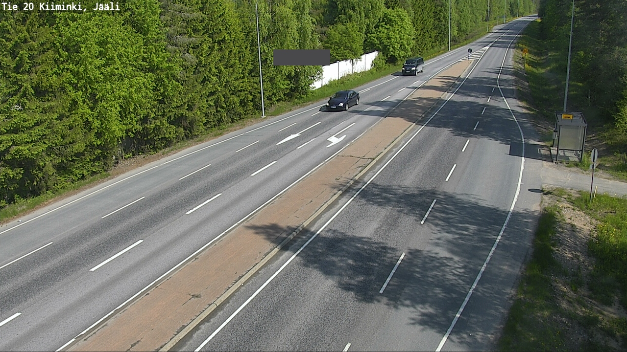 Weather Camera Image Road 20 Oulu Kiiminki, Jääli, Oulu, Pohjois-Pohjanmaa