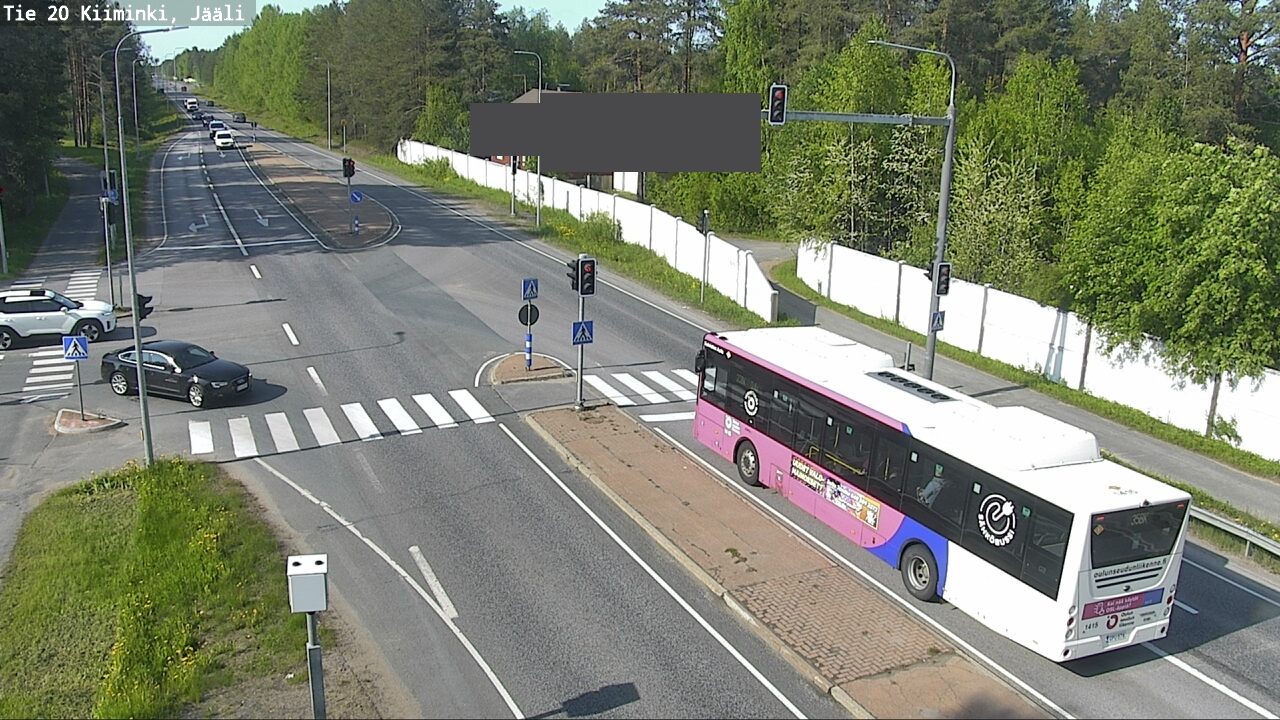 Weather Camera Image Road 20 Oulu Kiiminki, Jääli, Oulu, Pohjois-Pohjanmaa