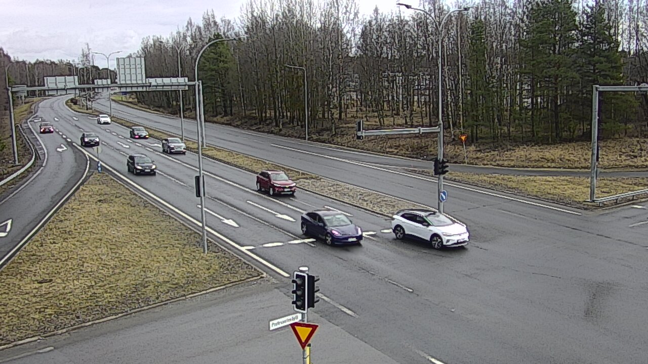 Weather Camera Image Väg 22 Uleåborg öst, Oulu, Pohjois-Pohjanmaa