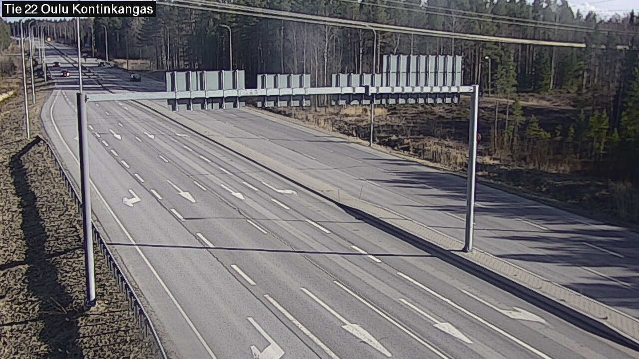 Weather Camera Image Road 22 Oulu Kaukovainio, Oulu, Pohjois-Pohjanmaa