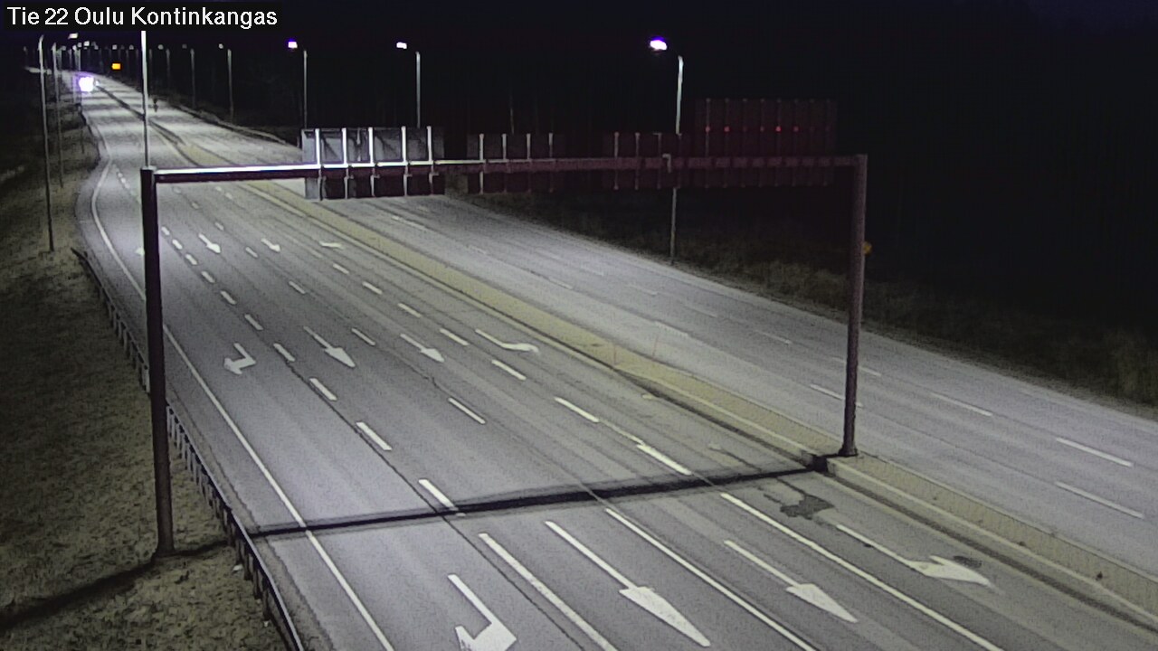 Weather Camera Image Väg 22 Oulu Kaukovainio, Oulu, Pohjois-Pohjanmaa