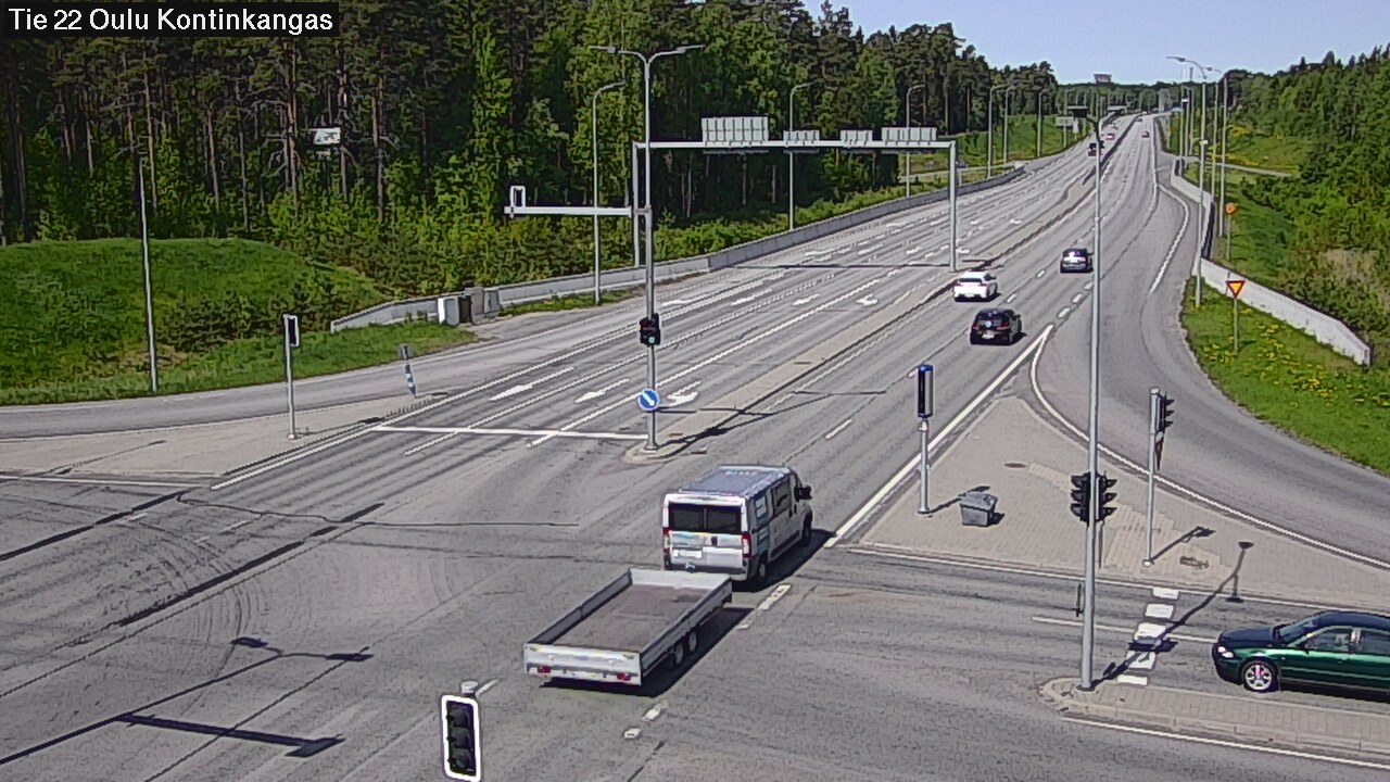 Weather Camera Image Road 22 Oulu Kaukovainio, Oulu, Pohjois-Pohjanmaa