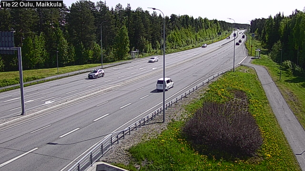 Weather Camera Image Road 22 Oulu Maikkula, Oulu, Pohjois-Pohjanmaa