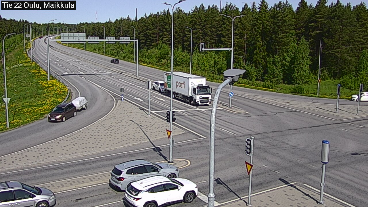 Weather Camera Image Road 22 Oulu Maikkula, Oulu, Pohjois-Pohjanmaa