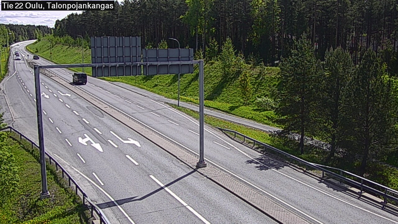 Weather Camera Image Väg 22 Oulu Heikkilänkangas, Oulu, Pohjois-Pohjanmaa