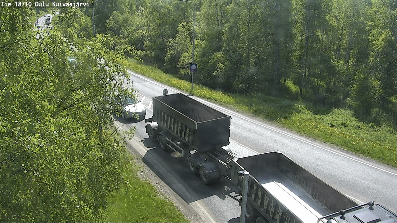 Weather Camera Image road 18710 Oulu Kuivasjärvi, Oulu, Pohjois-Pohjanmaa