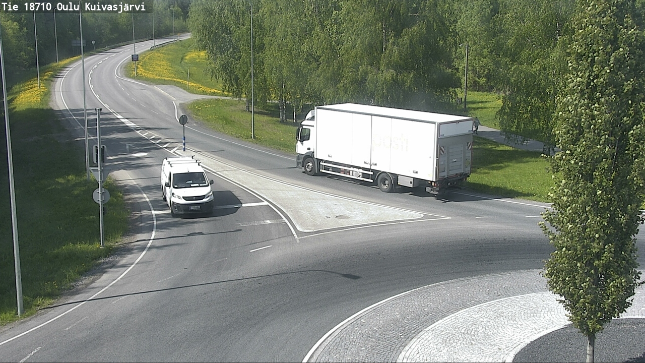 Weather Camera Image road 18710 Oulu Kuivasjärvi, Oulu, Pohjois-Pohjanmaa