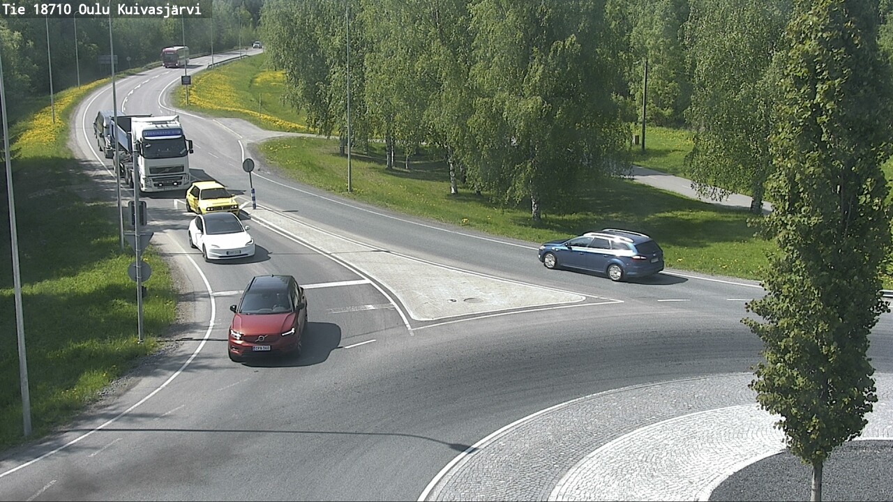 Weather Camera Image road 18710 Oulu Kuivasjärvi, Oulu, Pohjois-Pohjanmaa