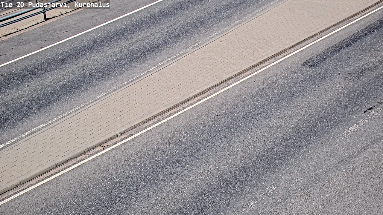 Weather Camera Image Väg 20Pudasjärvi, Kurenalus, Pudasjärvi, Pohjois-Pohjanmaa